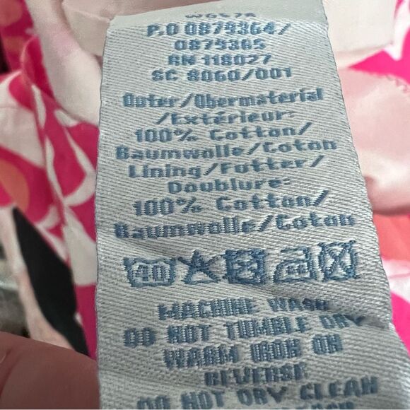 Boden Pink and White Patterned Skirt Size 8 - Picture 5 of 5